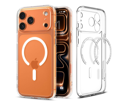 Etui do telefonów SPIGEN Ultra Hybrid Mag Magsafe do Iphone 17 Pro Max Clear/White 8800283314144